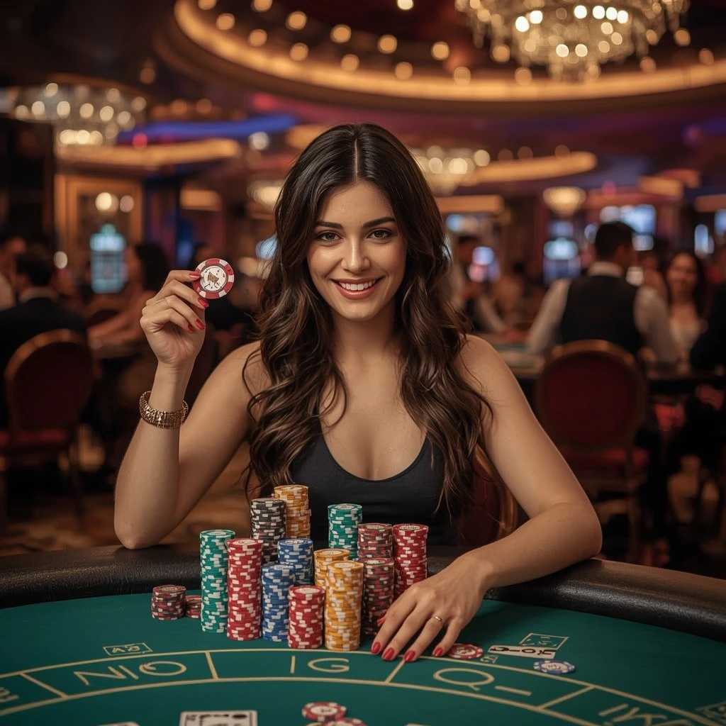 bonus dans les mains d'un homme au casino LUDIOS CASINO
