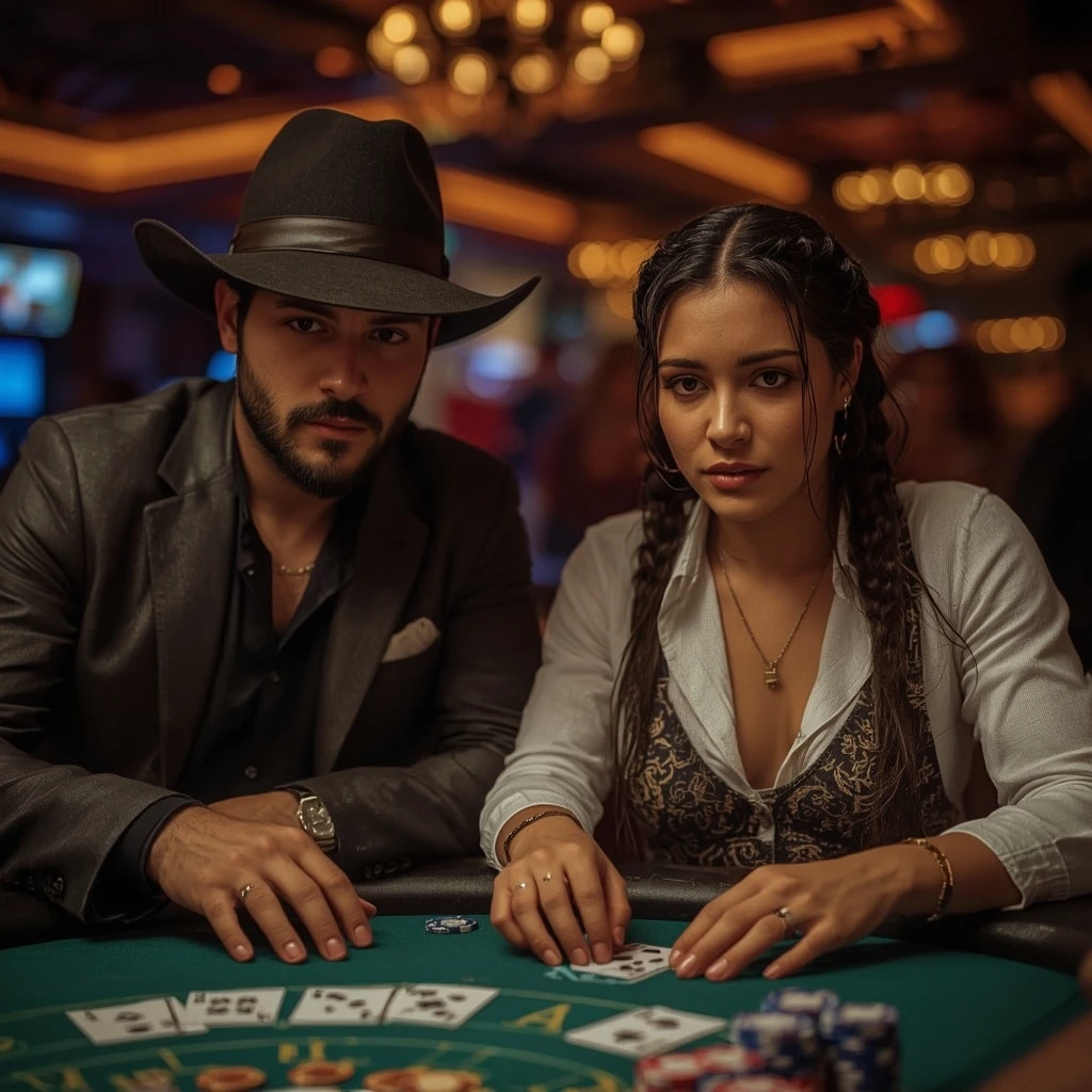 photo de deux joueurs de poker LUDIOS CASINO
